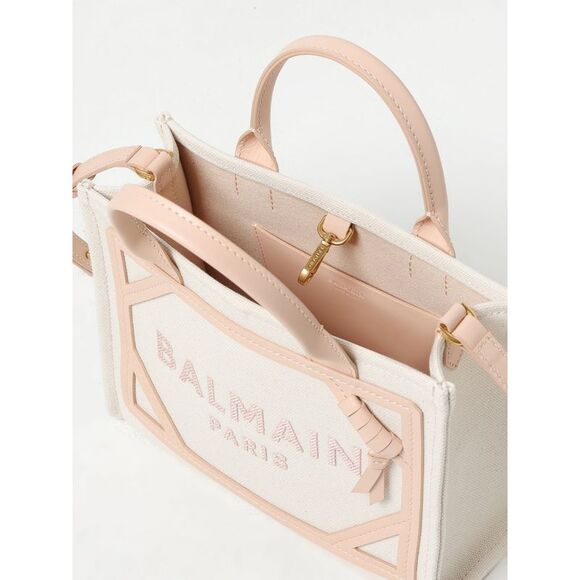 Balmain Tote Bags Woman Cream - Picture 4 of 5
